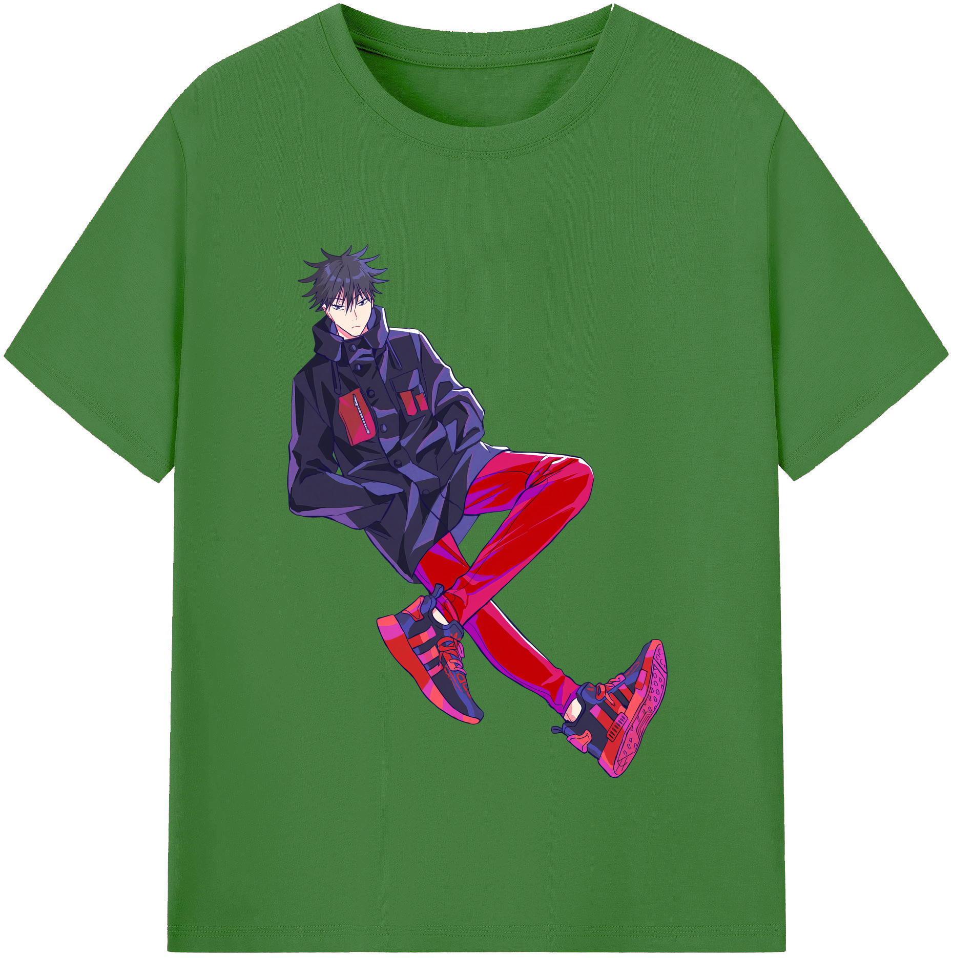 （画像用） 呪術廻戦 Jujutsu Kaisen レディースカジュアルプリントTシャツ（綿100％）
